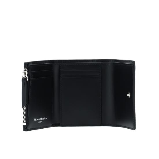 26FW 마르지엘라 4스티치 트라이폴드 지갑 SA3UI0017P4745 Black - MAISON MARGIELA