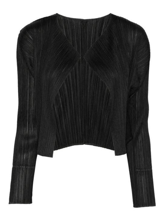 26FW 플리츠플리즈 가디건 PP68JO13215 BLACK