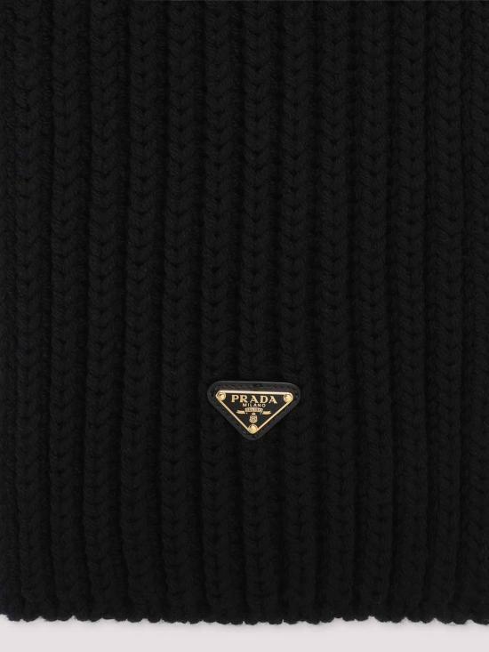 26FW 프라다 머플러/스카프 1FS1372DZLF0002 BLACK - PRADA