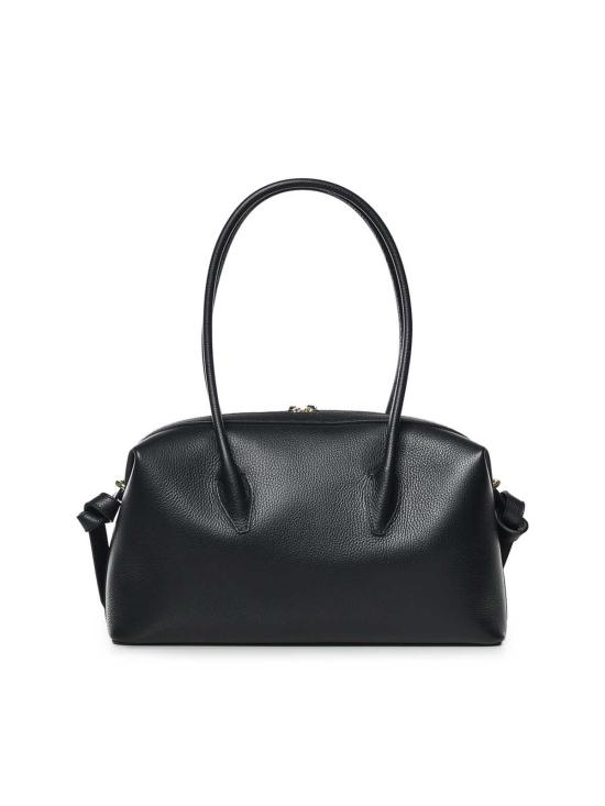 26SS 유제피 캐리어 BRIOCHEDUFFLEPEBBLEGRAINLEATHER BLACK - YUZEFI