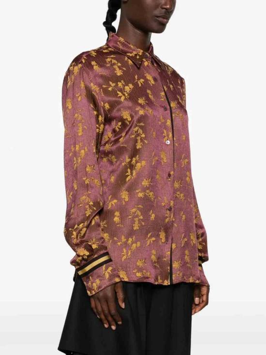 26FW 드리스 반 노튼 셔츠 107134261PUR BURGUNDY - DRIES VAN NOTEN