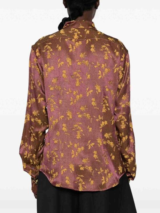 26FW 드리스 반 노튼 셔츠 107134261PUR BURGUNDY - DRIES VAN NOTEN