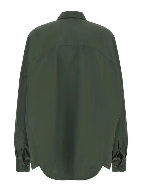 26FW 드리스 반 노튼 셔츠 107034258GRE DARK GREEN - DRIES VAN NOTEN