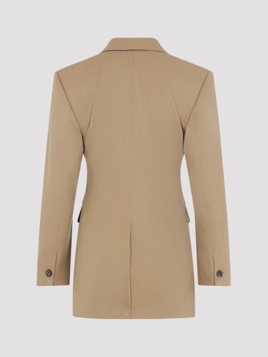 25FW 셀린느 다이애그널 울 콜론 재킷 RV15G092D04CA CAMEL - CELINE