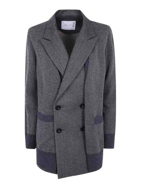 26FW 사카이 수트 자켓 2608768BROWN GREY