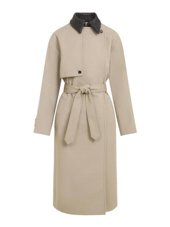 26FW 보테가베네타 트렌치 코트 874798V6KO02549 BEIGE