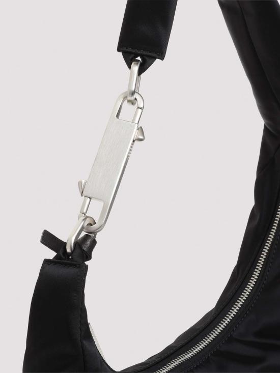 26FW 릭 오웬스 스몰 제미니 나일론 숄더백 RA02F0921NBRPA09 BLACK - RICK OWENS