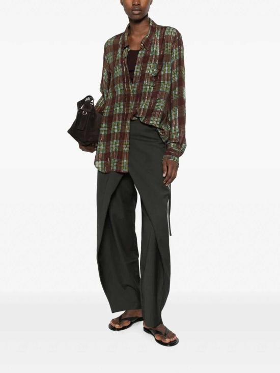 26FW 드리스 반 노튼 셔츠 107054272BUR BROWN - DRIES VAN NOTEN