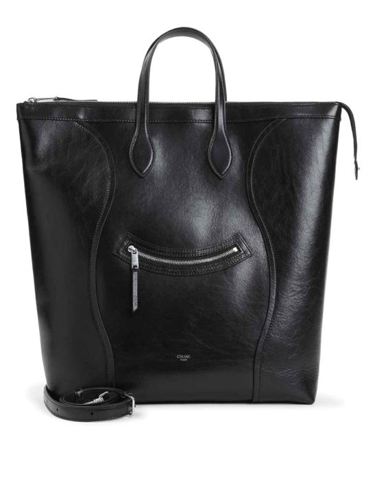 26FW 셀린느 버티컬 카바스 러기지 백 L102A330038SI BLACK