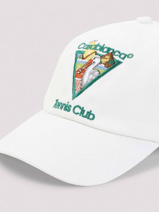 26FW 카사블랑카 볼캡 APF26HAT00205WHITE - CASABLANCA