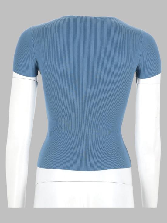 27SS 알렉산더 왕 탑 1KC2261037 423 BLUE - ALEXANDER WANG