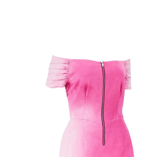 26FW 프라다 워시드 듀체스 드레스 P3T48XSOOO6668 Pink - PRADA