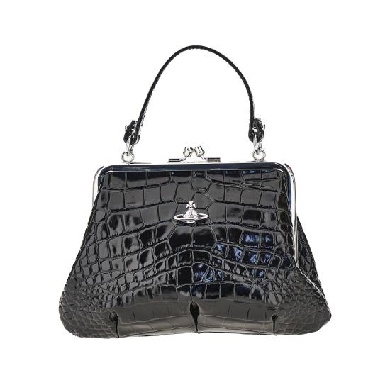 26FW 비비안웨스트우드 그래니 프레임 퍼스 4B010007W L0098 Black