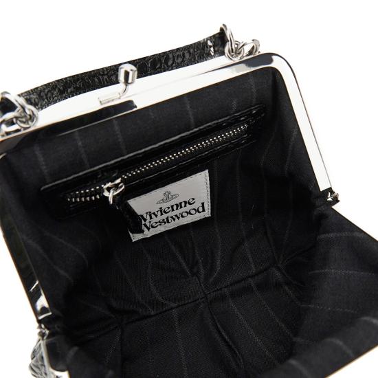 26FW 비비안웨스트우드 그래니 프레임 퍼스 4B010007W L0098 Black - VIVIENNE WESTWOOD