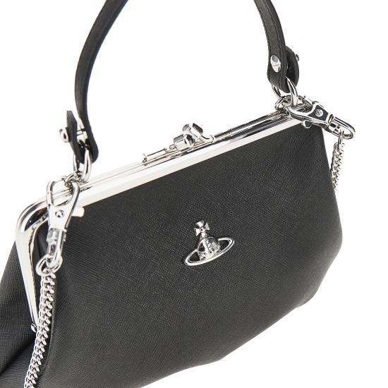 26FW 비비안웨스트우드 그래니 프레임 퍼스 4B010007W S0021 Black - VIVIENNE WESTWOOD