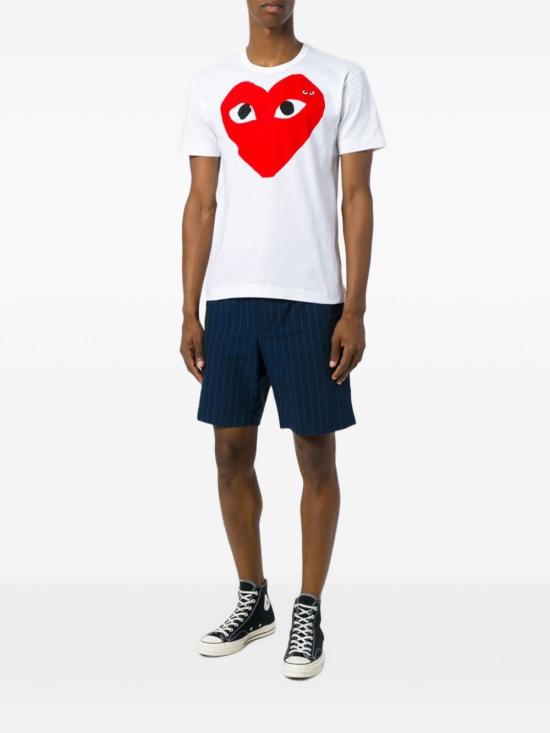 26FW 꼼데가르송 반팔 티셔츠 AXT026 1 WHITE - COMME DES GARCONS