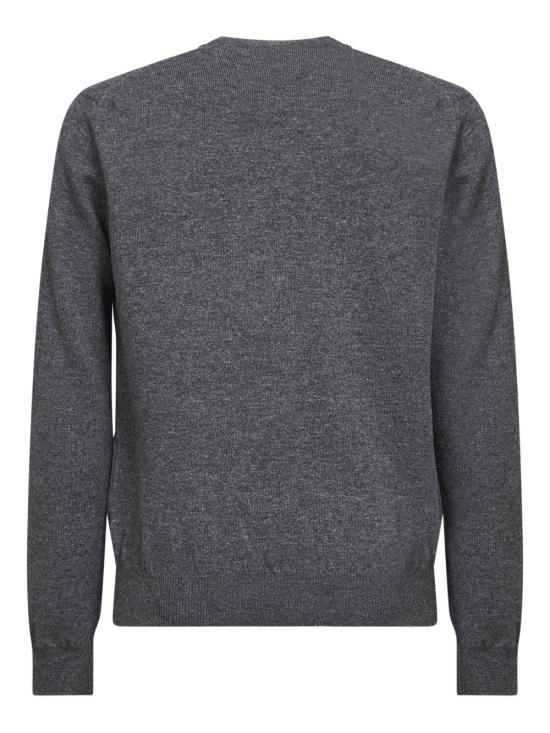26FW 꼼데가르송 플레이 레드 하트 니트 가디건 AXN007 3 GREY - COMME DES GARCONS