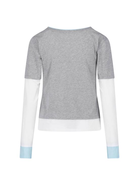26FW 기마구아스 트리플 롱슬리브 티셔츠 TRIPLE TEE GREY WHITE DOM - GIMAGUAS