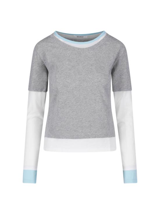 26FW 기마구아스 트리플 롱슬리브 티셔츠 TRIPLE TEE GREY WHITE DOM