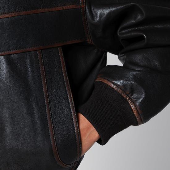 26FW 던스트 가죽 자켓 UDJU6C103LE Brown - DUNST