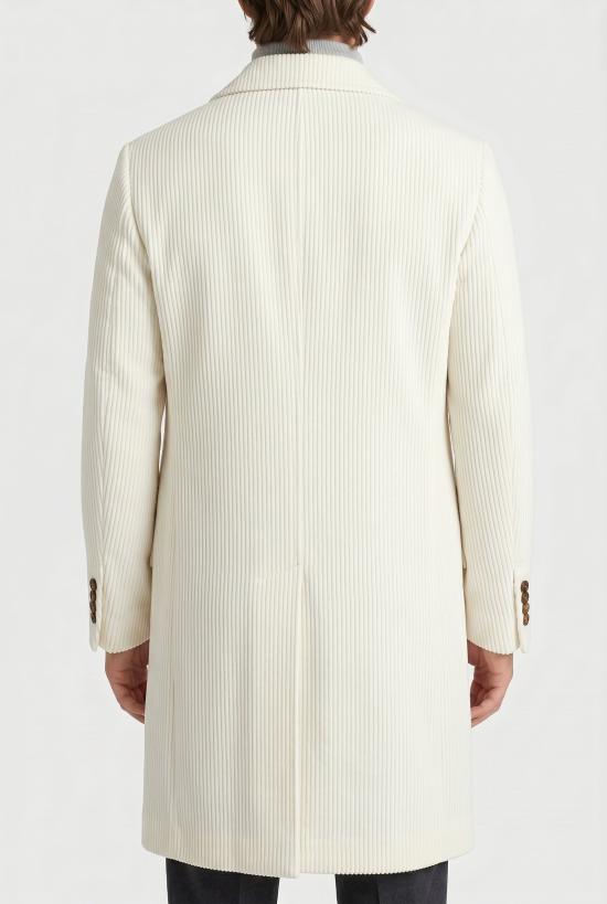  브루넬로 쿠치넬리 코트 i230550 WHITE - BRUNELLO CUCINELLI