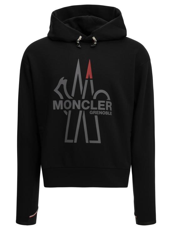  몽클레어 기모 패딩 집업 8G00025899IG999 BLACK
