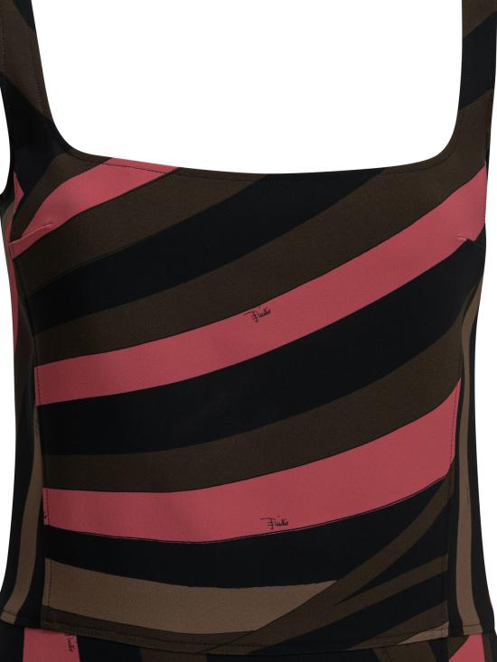 26FW 에밀리오푸치 미디 원피스 6URG316U758010 BROWN - EMILIO PUCCI