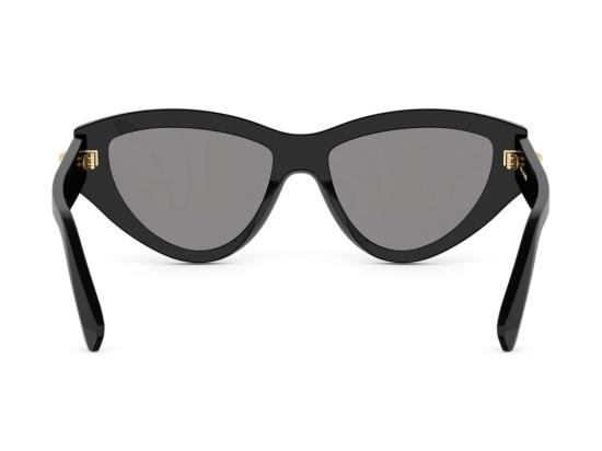 26SS 불가리 선글라스 글로시 블랙 Bv40088i 골드 디테일 캣아이 - BVLGARI