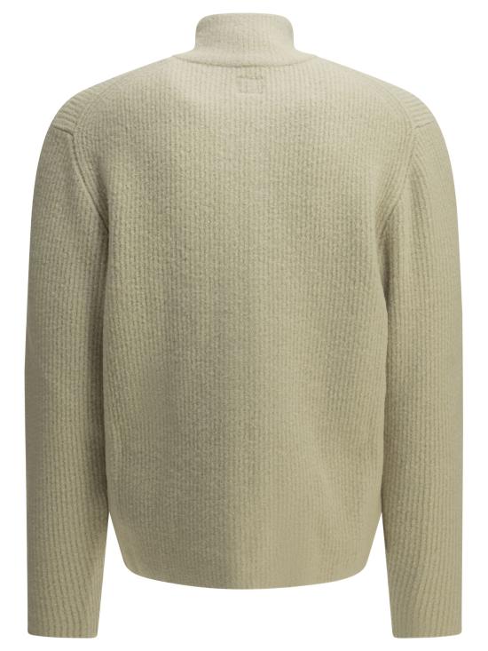 26FW 씨피 컴퍼니 집업 니트 21CMKN249A110784A120 WHITE - C.P. COMPANY