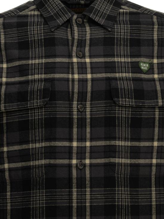 26FW 휴먼메이드 긴팔 셔츠 HM32SH007BLACK - HUMANMADE