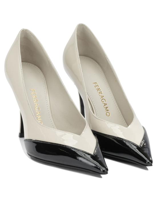 26FW 살바토레 페라가모 힐/펌프스 0797084 WHITE - SALVATORE FERRAGAMO