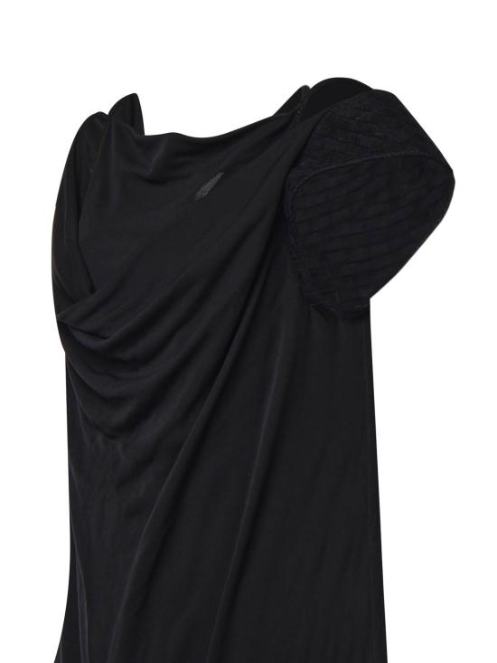 26FW 보테가베네타 미디 원피스 876819V6NJ01010 BLACK - BOTTEGA VENETA
