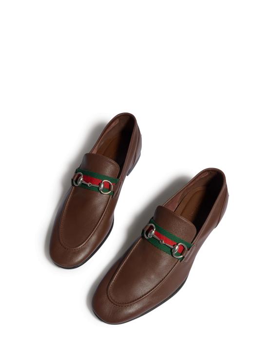 26FW 구찌 코모 홀스빗 레더 로퍼 코모 홀스빗 레더 로퍼 874936AAGSM2047 BURGUNDY - GUCCI