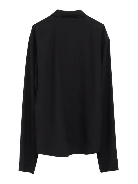 26FW 구찌 웹 디테일 코튼 팝린 셔츠 웹 디테일 코튼 팝린 셔츠 874067ZAU8N1000 BLACK - GUCCI