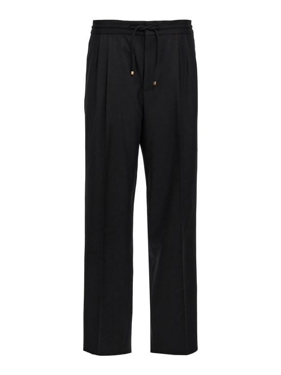  브루넬로 쿠치넬리 스트레이트 팬츠 ME226E1710C5730 BLACK