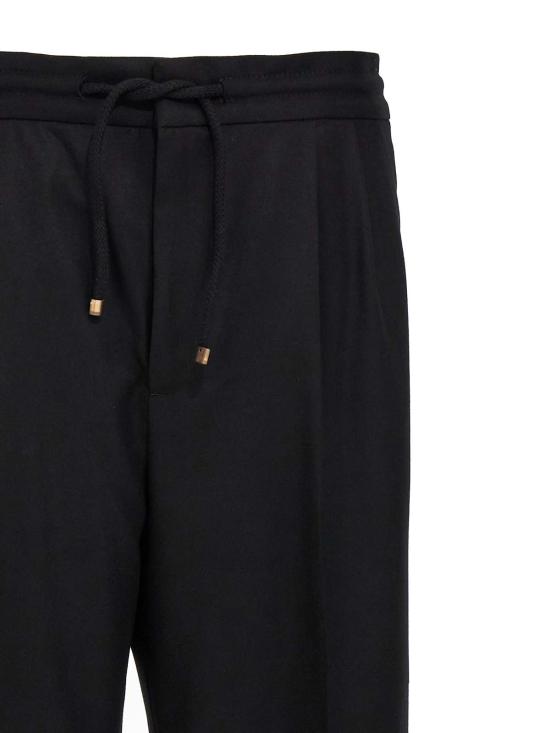  브루넬로 쿠치넬리 스트레이트 팬츠 ME226E1710C5730 BLACK - BRUNELLO CUCINELLI