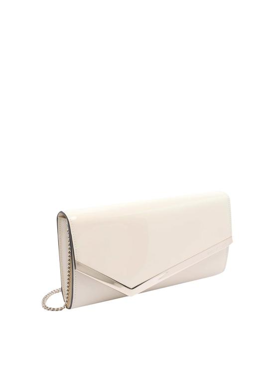 26FW 지미추 크로스백 EMMIEPATLATTELIGHTGOLD WHITE - JIMMY CHOO