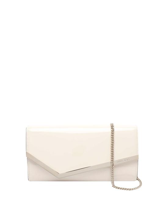 26FW 지미추 크로스백 EMMIEPATLATTELIGHTGOLD WHITE