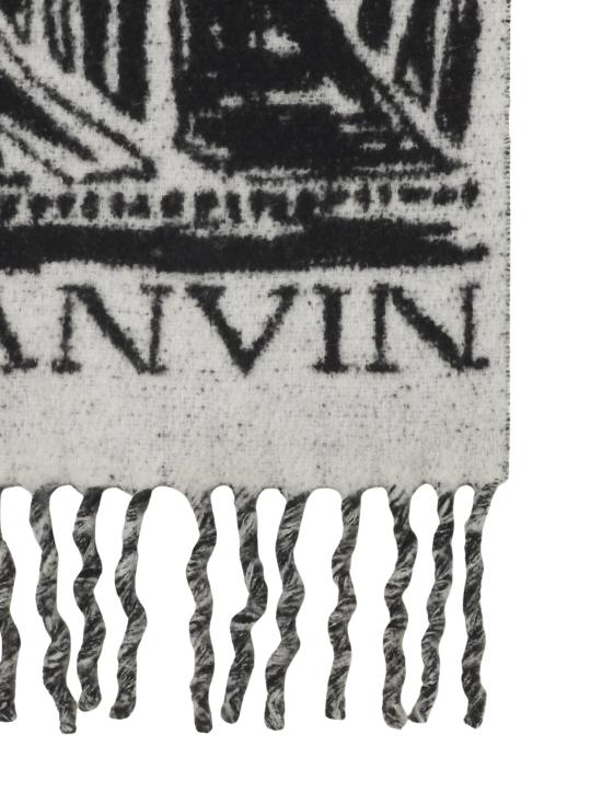 26FW 랑방 머플러/스카프 AWSAPSC5WMBCA26 00 WHITE - LANVIN