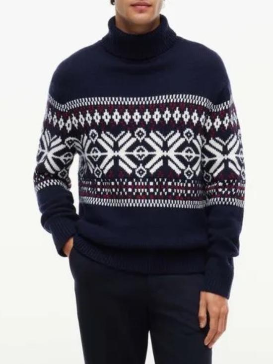 26FW 타미힐피거 터틀넥 MW0MW44814 DW5 BLUE - TOMMY HILFIGER