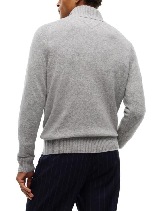 26FW 타미힐피거 집업 니트 MW0MW36536 P01 GREY - TOMMY HILFIGER
