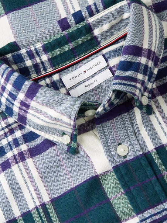 26FW 타미힐피거 긴팔 셔츠 MW0MW44592 0N1 GREEN - TOMMY HILFIGER