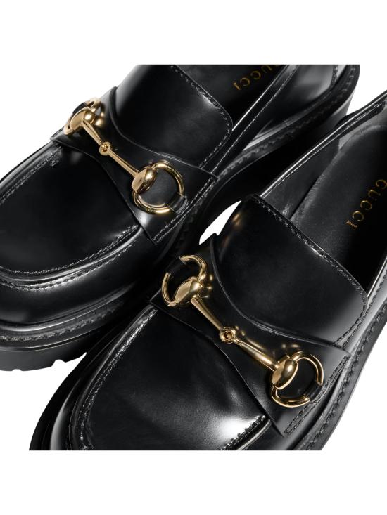 26FW 구찌 홀스빗 러그 솔 로퍼 A0067VAAGKV 1000 BLACK - GUCCI