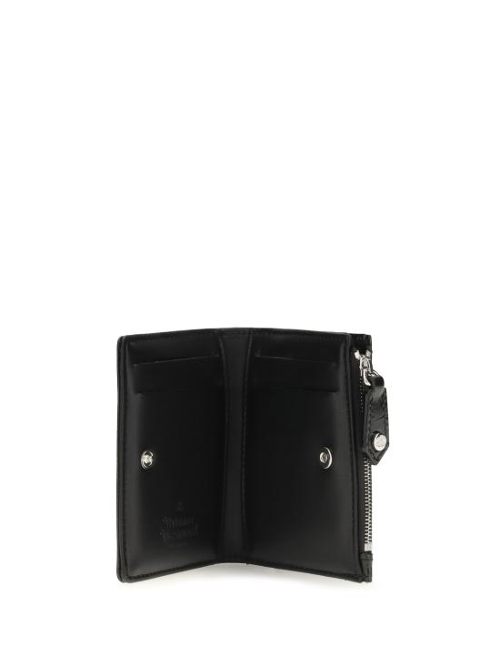 26FW 비비안웨스트우드 ORB 엠보싱 슬림 카드 지갑 54020010WL00EON401 BLACK - VIVIENNE WESTWOOD