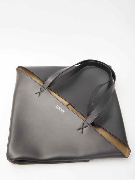 26FW 로에베 XL 퍼즐 폴드 토트백 B933Q18X011100 BLACK - LOEWE