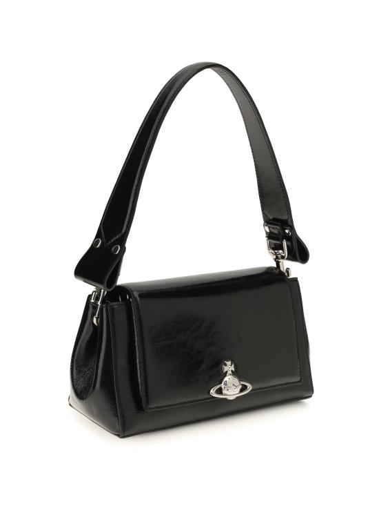 26FW 비비안웨스트우드 오르브 엠보싱 카프스킨 토트백 4602000WWL00EON401 BLACK - VIVIENNE WESTWOOD