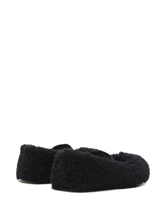 26FW 문부츠 시어링 퍼 발레리나 플랫슈즈 80D2400010N001 BLACK - MOON BOOT