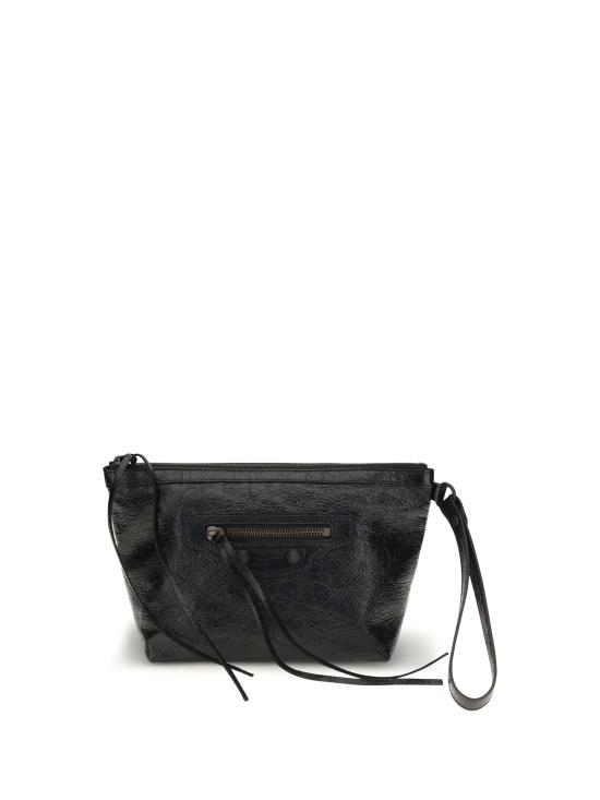 26FW 발렌시아가 르 시티 코스메틱 파우치 8734212ABFY1000 BLACK