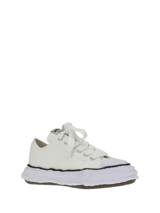 26SS 메종 미하라 야스히로 피터슨23 OG 솔 캔버스 로우탑 A11FW702WHITE - MAISON MIHARA YASUHIRO