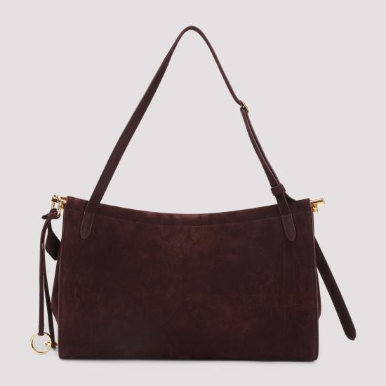 26SS 알라이아 르 클릭 포켓 35 누벅 숄더백 AA1L2038CA214332 BORDEAUX - ALAIA